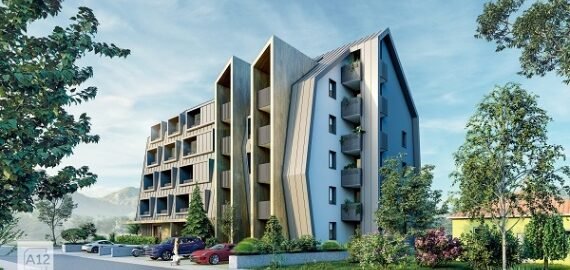 One bedroom spacious penthouse in a modern building in the resort of Kolasin