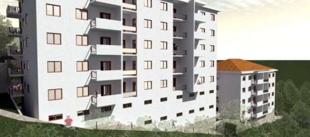 Two bedroom sea view apartment in a new building in Petrovac