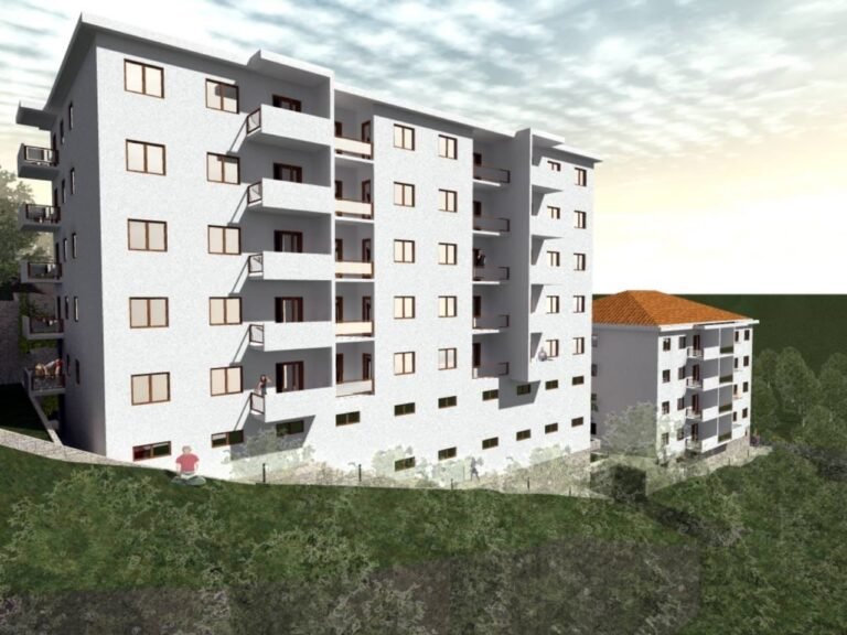 Two bedroom sea view apartment in a new building in Petrovac