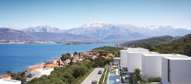 Тиват, Крашичи – Новый комплекс апартаментов THE CUBE у моря на полуострове Луштица