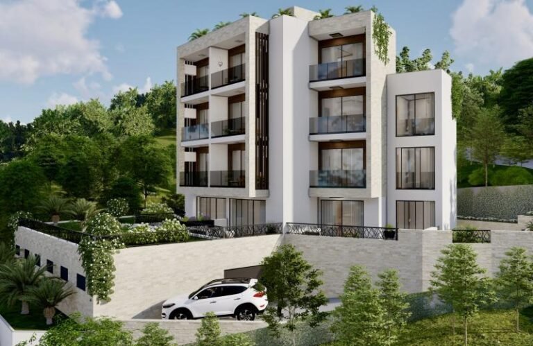 Участок с видом на море и разрешением строительства квартирного дома в Тивате (Кава)