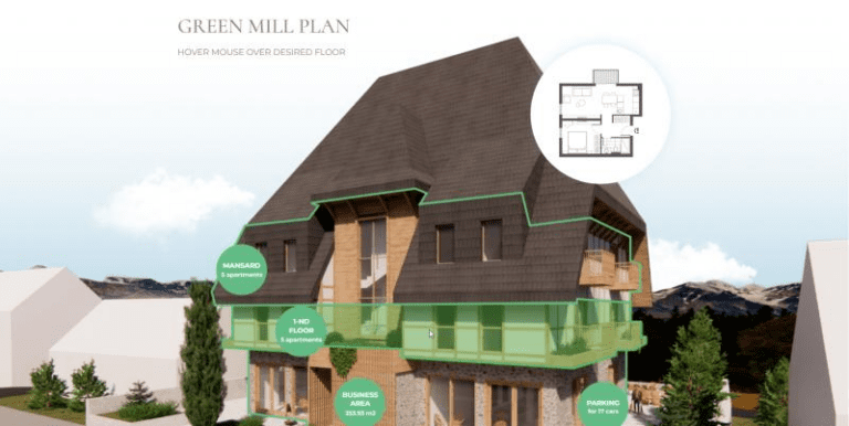 Апартаменты в роскошном коттедже в Жабляке!