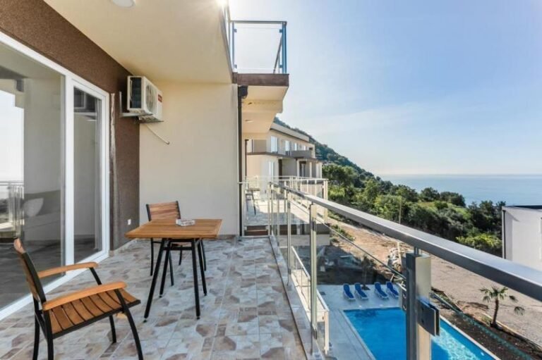 Dvosoban stan u kompleksu sa bazenom Dream Hill Residence, Seoce, Budva!