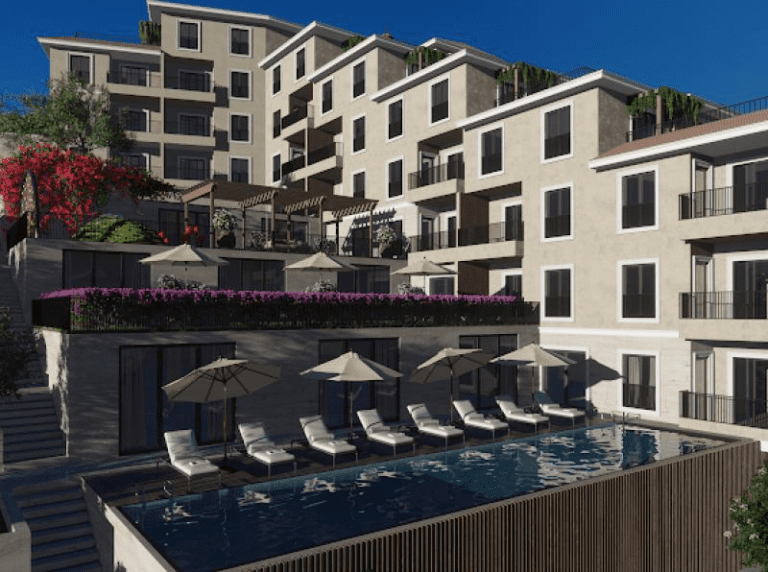 Jednosoban stan 46 m2 u novom kompleksu sa bazenom u Bečićima!