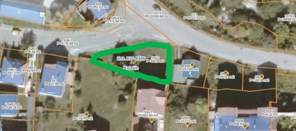 Građevinsko zemljište u centru Kolašina, glavnog skijališta Crne Gore.