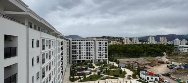 Podgorica — new 64 m² 2-bedroom apartment for rent with parking